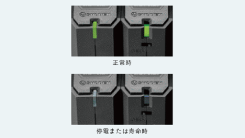 サンダーブロッカーPro_寿命ランプ